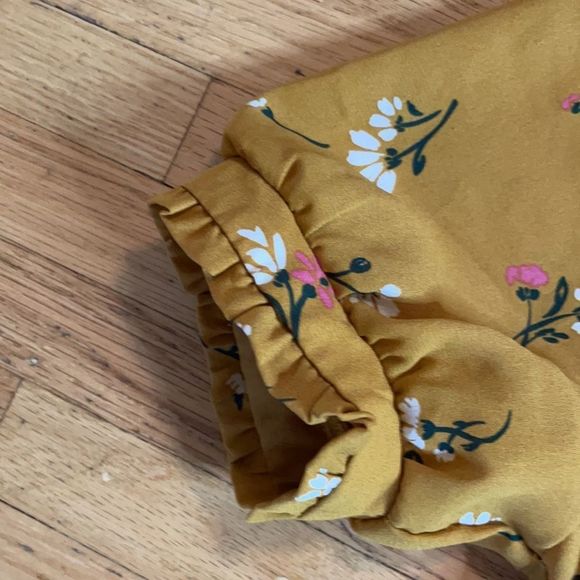 Urban Outfitters Mustard Floral Dress - Picture 5 of 8